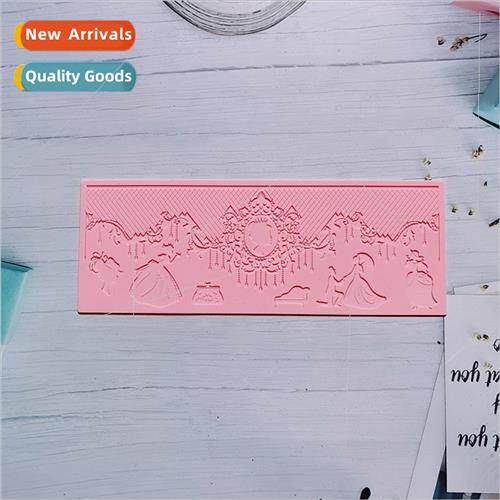 Lace 377-255 silicone mold cake lace embossing mold chocolat