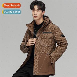 2023 new winter men down jacket winter youth fashion windpro