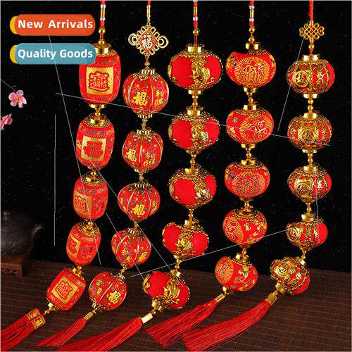 Creative Spring Festival New Year  big red chili pepper stri
