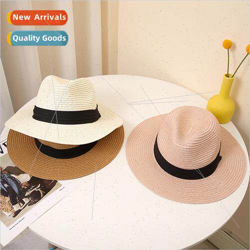 Tri-fold bowler hat summer sunscreen sun-shading straw hat E