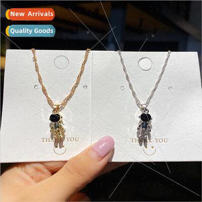 Korea  creative robot spaceman ladies necklace personalized