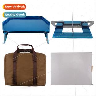 Outdoor Barbecue Grill Raised Base StSet Stainless Steel Cam
