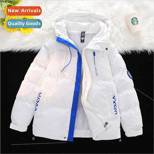 Men cotton clothing fall winter hooded cotton jacket men 202