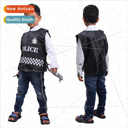 Police unims overalls su children Halloween costumes stage p
