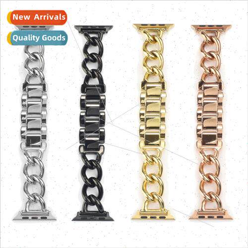 适用apple stainless steel metal watch bapple watch8/7/SE/6/5