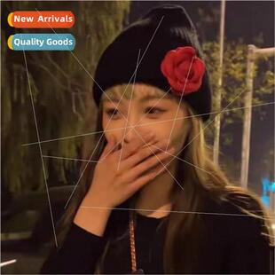 autumn winter female gangster cap hat knted jennie new