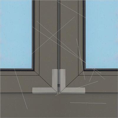 Children window safety protection corner transparent table c