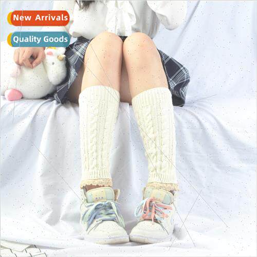 Female lace lace socks sets simple Korea solid color Japan s