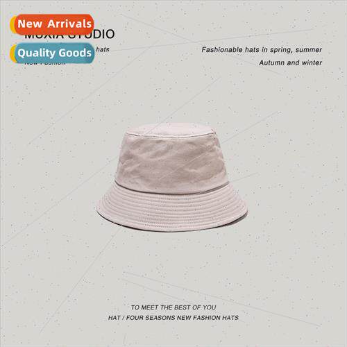 Hat female Korean  casual wild tide light body basin hat bla