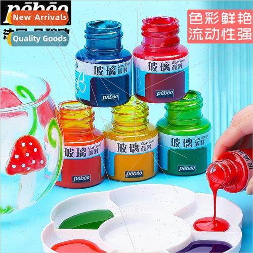 Pebeo glass pigment silicone glass painting pigment diy wate