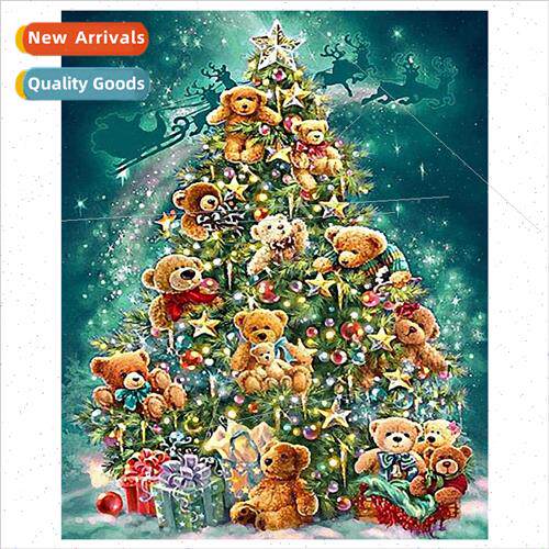 Diamond Painting New Christmas Tree Diamond Handmade Sticky