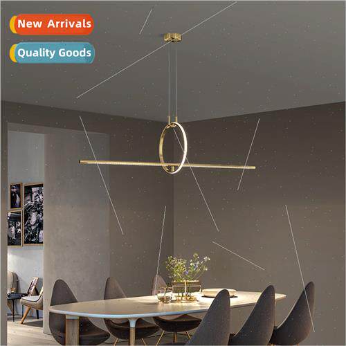Copper dining room chandelier Italian light luxury Scandinav