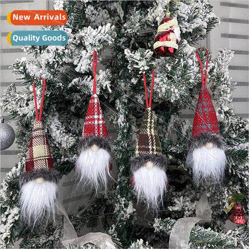 2023 Christmas decoration supplies faceless doll pendant old