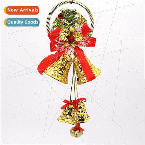 New Christmas bells 26cm Christmas flowers hollow bell penda
