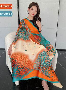 Ethnic new printing silk scarf live printing silk scarf spri