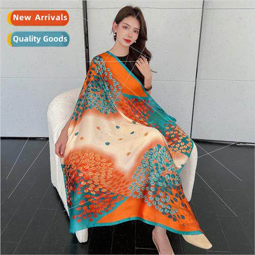 Ethnic new printing silk scarf live printing silk scarf spri