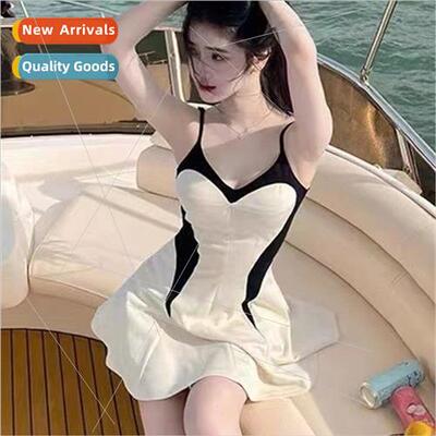 2024 new swimsu female hot springs one-piece conservative st