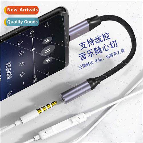 type-c to 3.5mm headphone hole microphone earphone two-in-on
