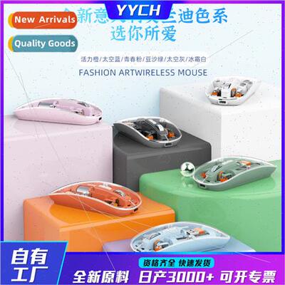 New M133 wireless bluetooth tri-mode transparent mouse busin