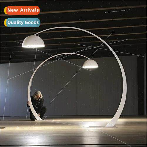 Work simple whe fishing floor lamp Scandinavian designer sta