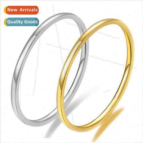 1mm tri-color gold vein ring tanium steel ring hundred coupl
