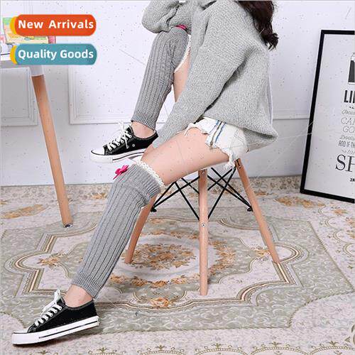 Autumn and winter warm snow woolen socks leggings over the k