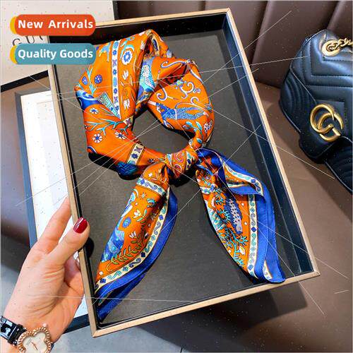 lk scarf spring autumn thin   fashion silk small square scar