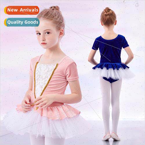 Childrens dance costumes girls summer practice clothes girls