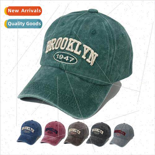 Spring summer new baseball cap washed retro outdoor BROOKLYN