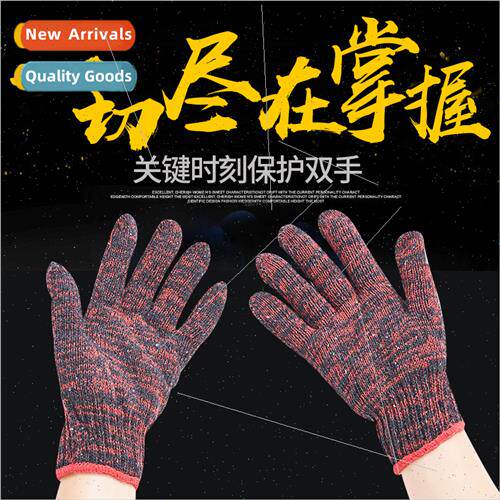 Labor Gloves Cotton Yarn Flower Yarn Cotton Yarn Gloves Thic