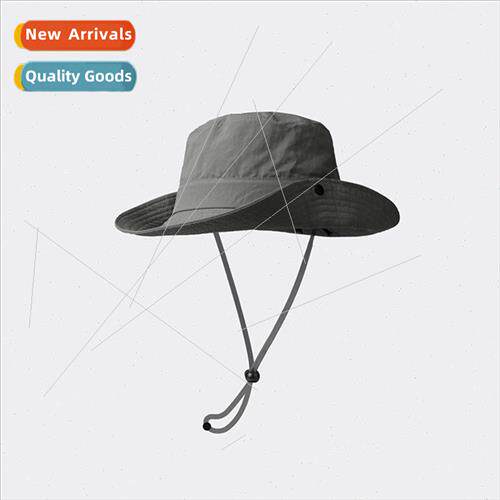 2023 new simple men sun hat summer thin anti-ultraviolet fis