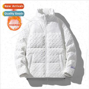 color duck fashion whe coat warm solid casual jacket Down