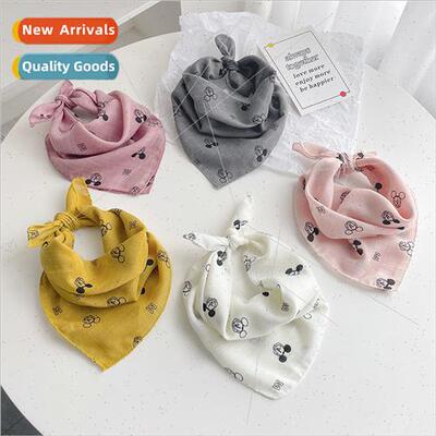Female baby scarf fall Korea  cartoon bandana boys concave s
