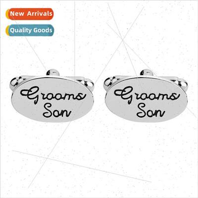 Europe Uned States fashion wedding engraved cufflinks greens