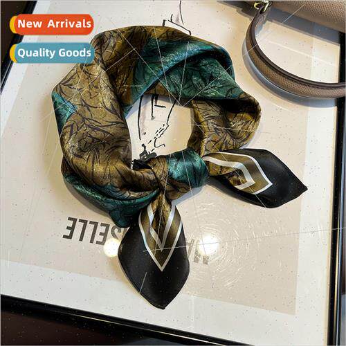 2023 scarf across mirror silk spring summer autumn silk scar