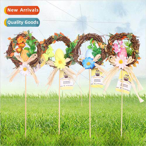 New Easter egg wreaths park square Easter decoration childre
