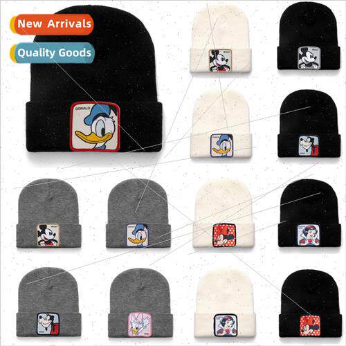 High  Mickey Donald Duck cartoon winter hat animal cartoon w