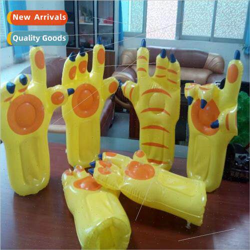 Source PVC inflatable paw Interactive toys bear paw model ch