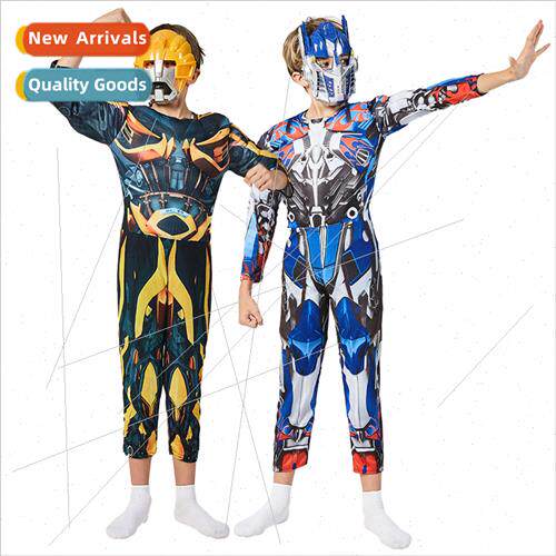 Kids Optimus Prime Bumblebee Cosplay Costume Boys Halloween
