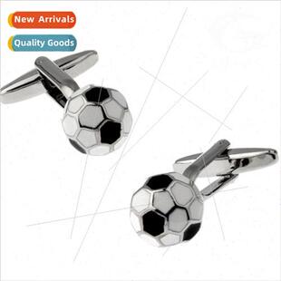 Sports Round Ball Football Cufflinks French Cufflinks Men s