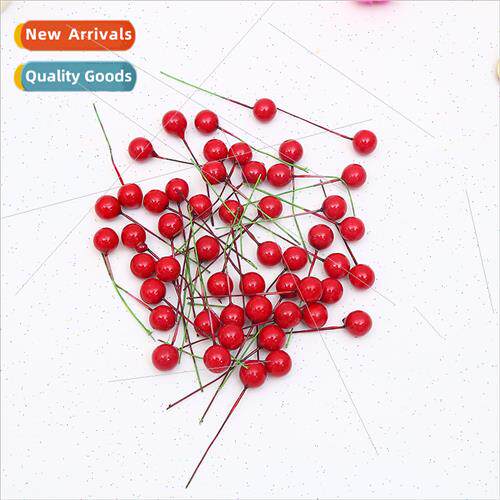DIY handmade materials 1.2cm small red fru photo props red f