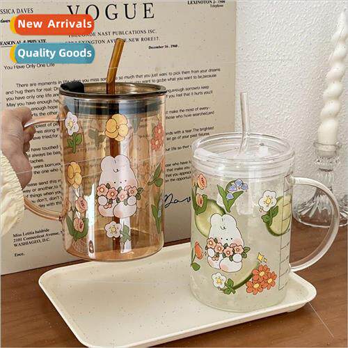 Korea ins high-color value girls wh lids high-capacy glass c