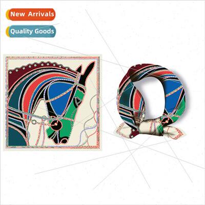 Korea  small neckerchief summer sunscreen ribbon silk scarf