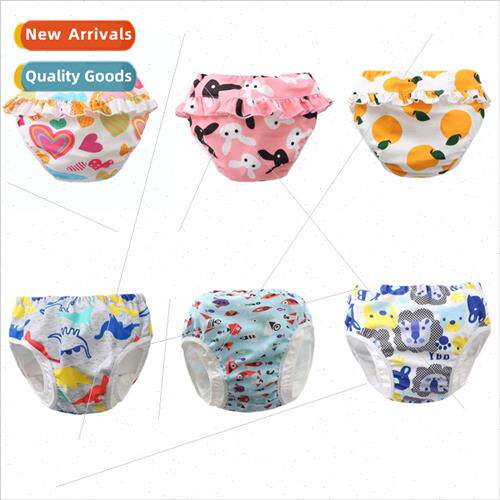 Children swimming trunks boys multi-layer waterproleakproswi
