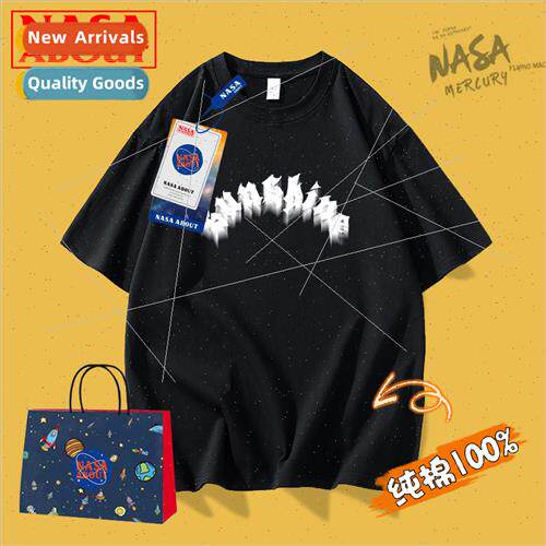 letters tide t-shirt men nd HK short-sleeved summer thin hal