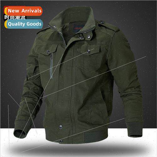 Autumn 2022 new fall winter new large size jacket washed cot
