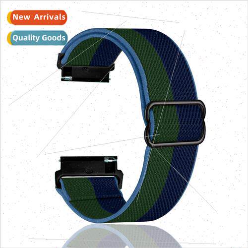 适用Garmin Fenix 5/6/7/7X Watch Strap Rainbow Woven Stretch