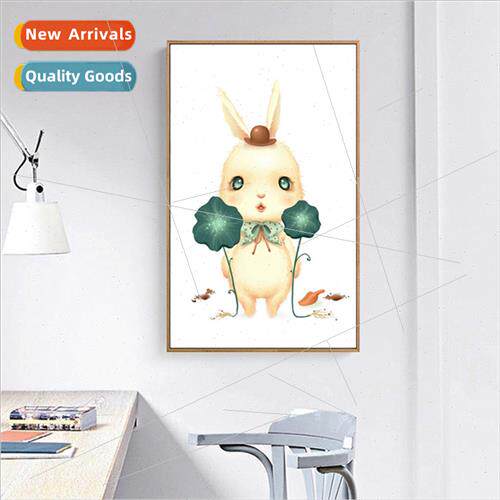 Cross stch new modern cartoon animal series rice whe rabb fu