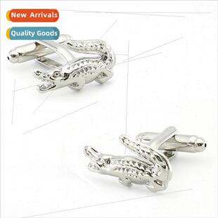 Shark Shape Cufflinks Animal Wedding Crocodile Fun Series