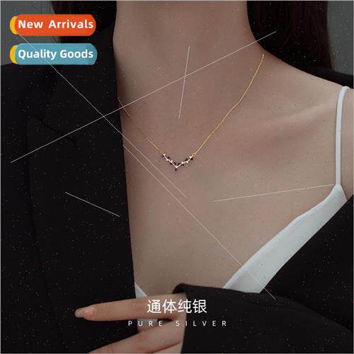 S925 silver all way wh you antler necklace female simple luc